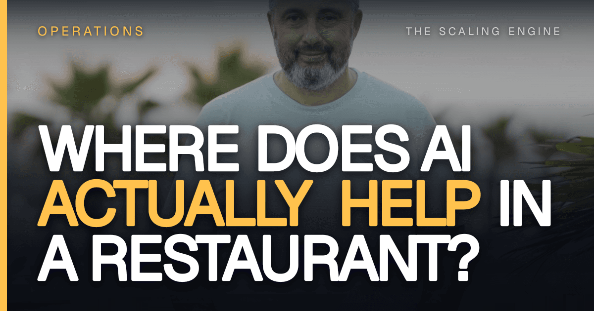 Where Does AI Actually Help in a Restaurant?