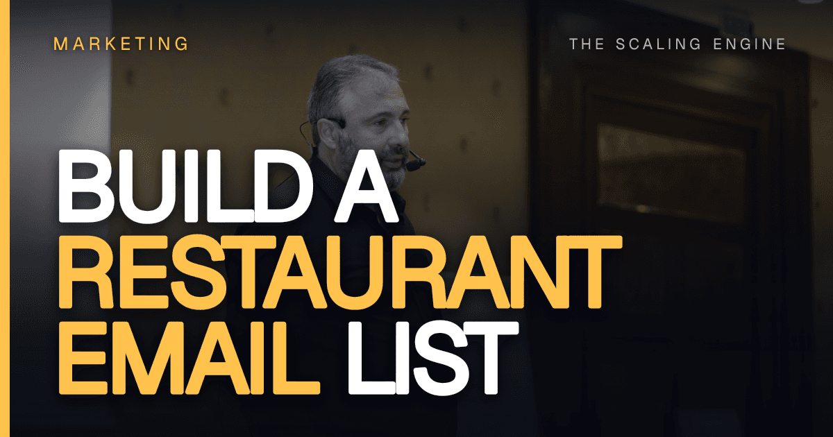 How Do You Build a Restaurant Email List?