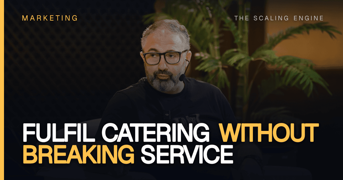 How Do You Fulfil Catering Without Breaking Service?