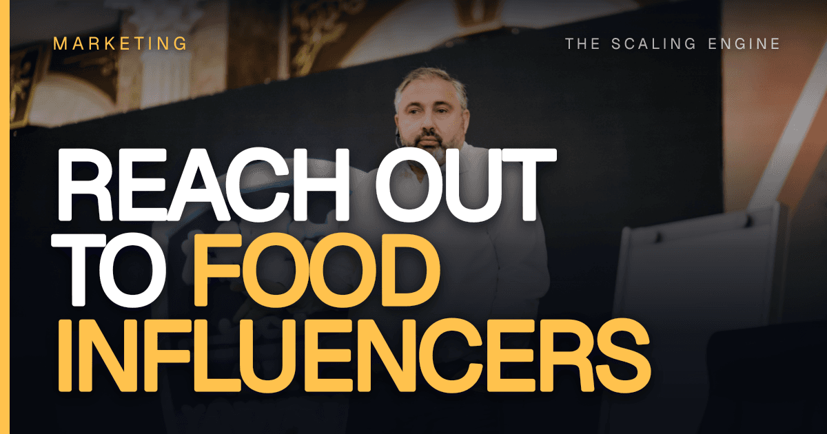 How Do You Reach Out to Food Influencers?