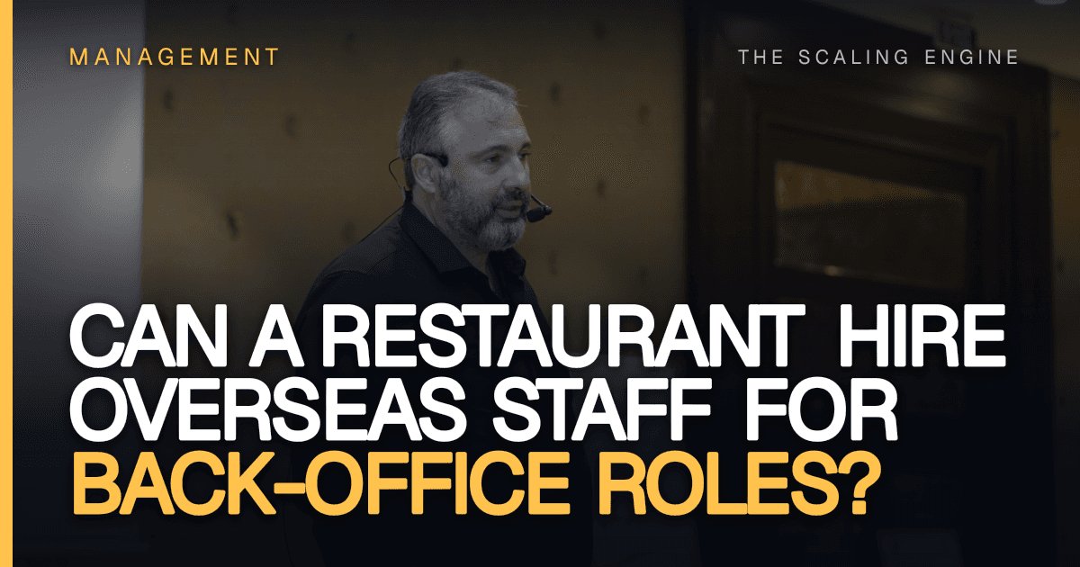Can a Restaurant Hire Overseas Staff for Back-Office Roles?