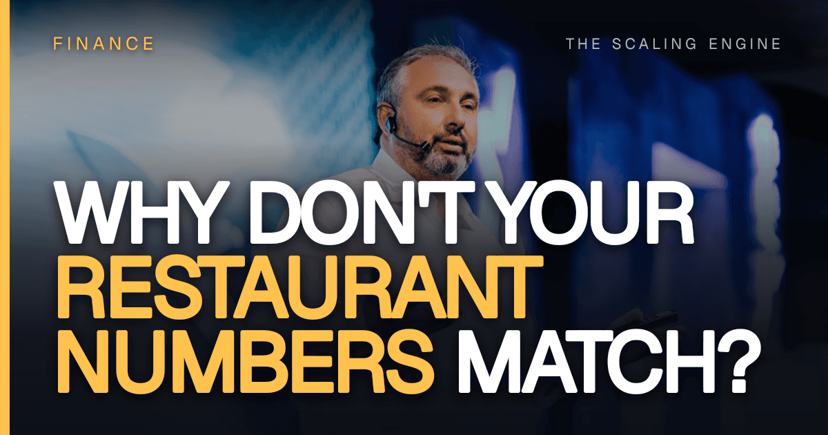 Why Don't Your Restaurant Numbers Match?
