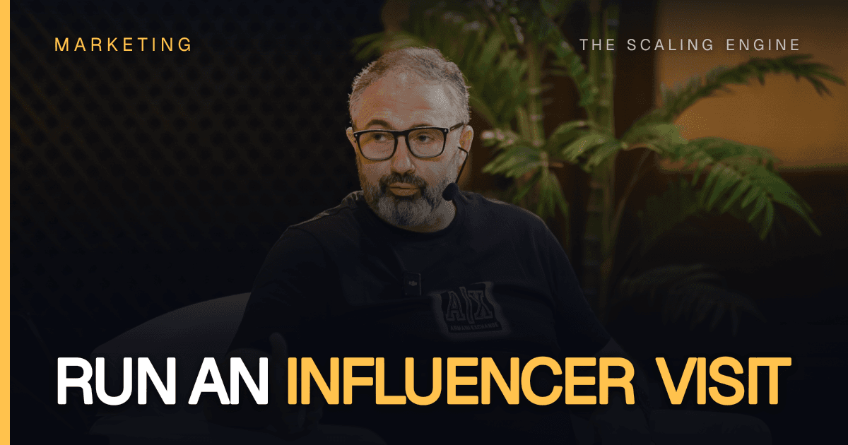How Do You Run an Influencer Visit?