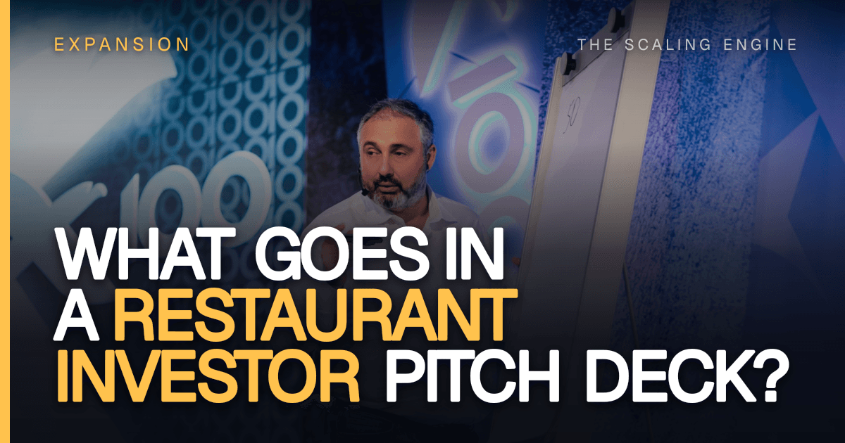 What Goes in a Restaurant Investor Pitch Deck?