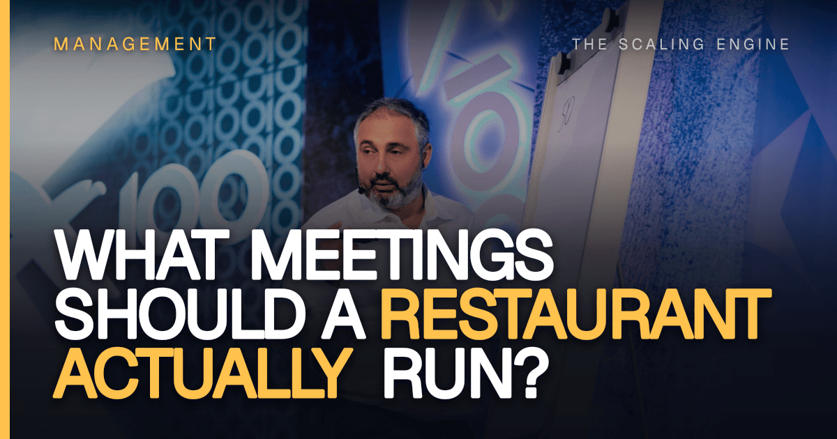 What Meetings Should a Restaurant Actually Run?