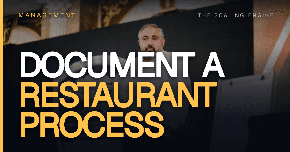 How Do You Document a Restaurant Process?