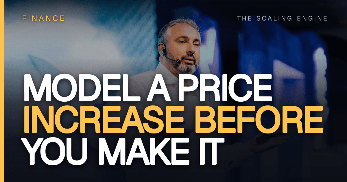 How Do You Model a Price Increase Before You Make It?